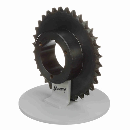 Browning Steel Bushed Bore Roller Chain Sprocket, 60Q32 60Q32